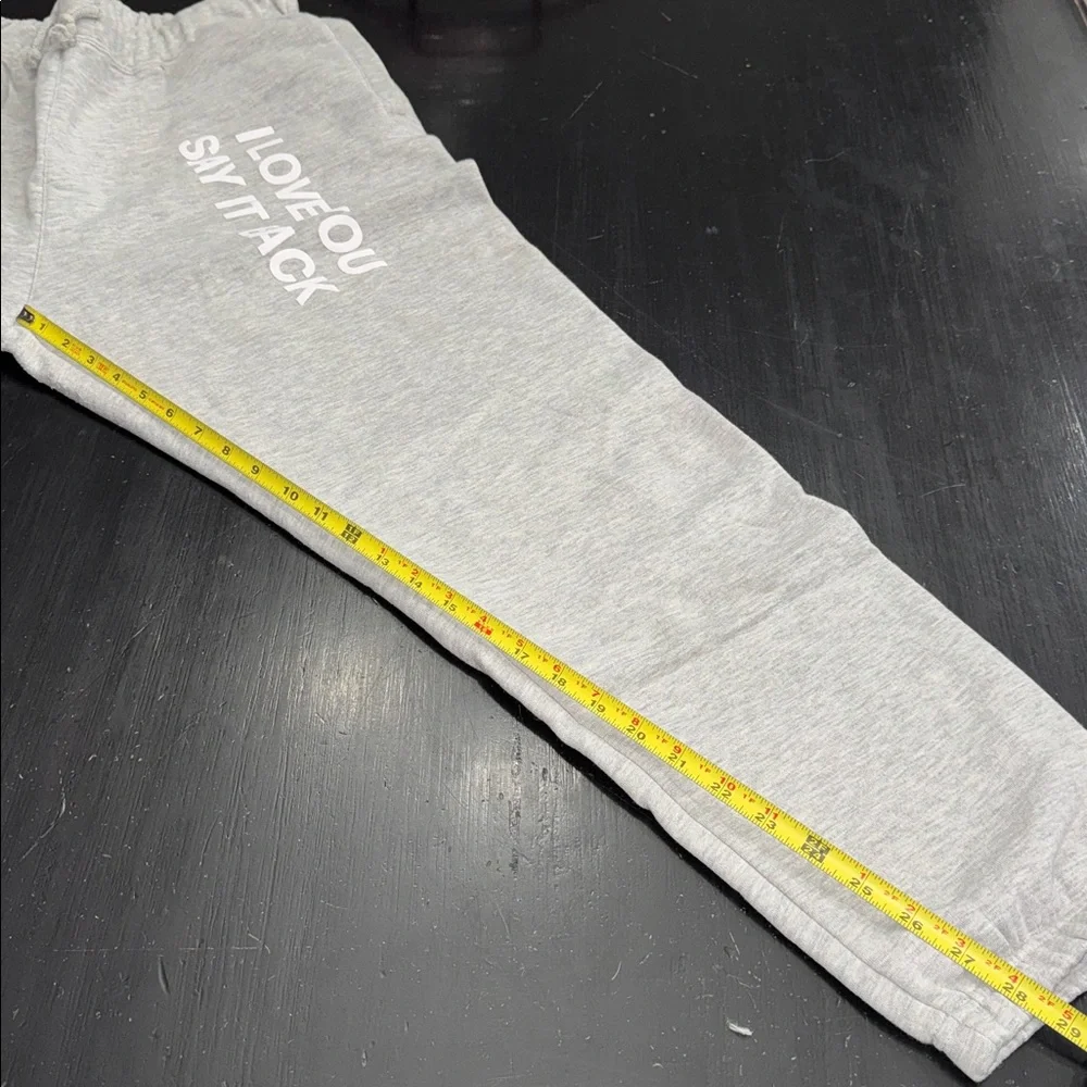 LONELY GHOST athletic gray fleece joggers. size XL. - Picture 10 of 11